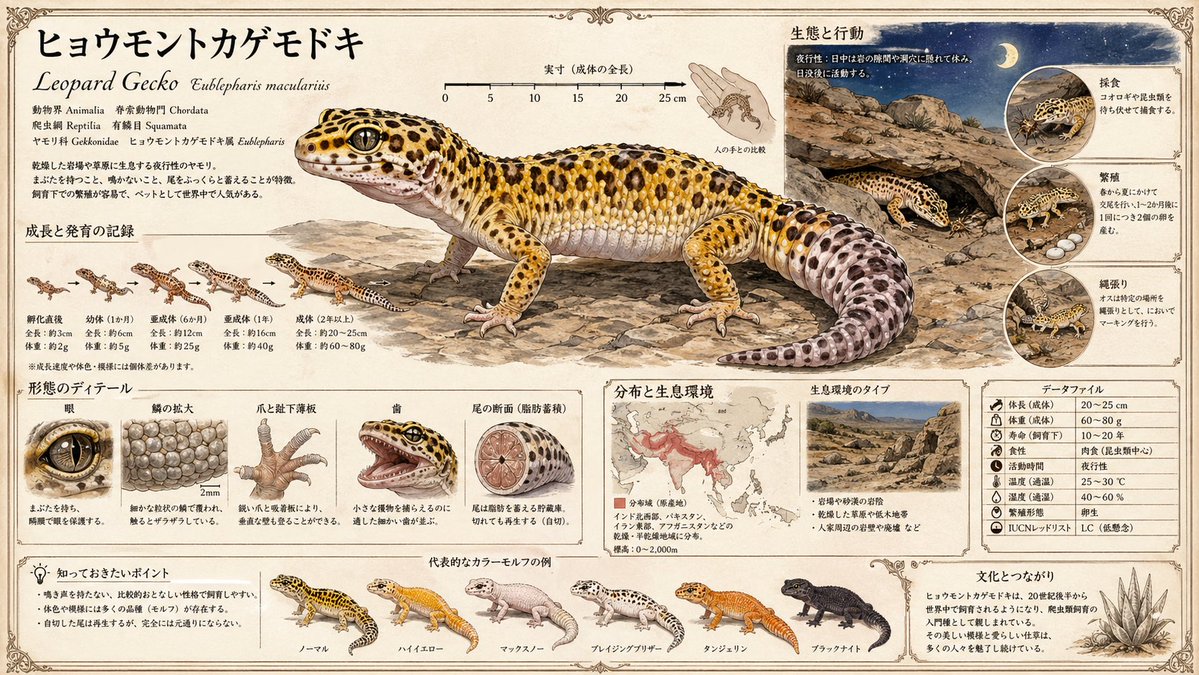 详细动物百科全书生成 4