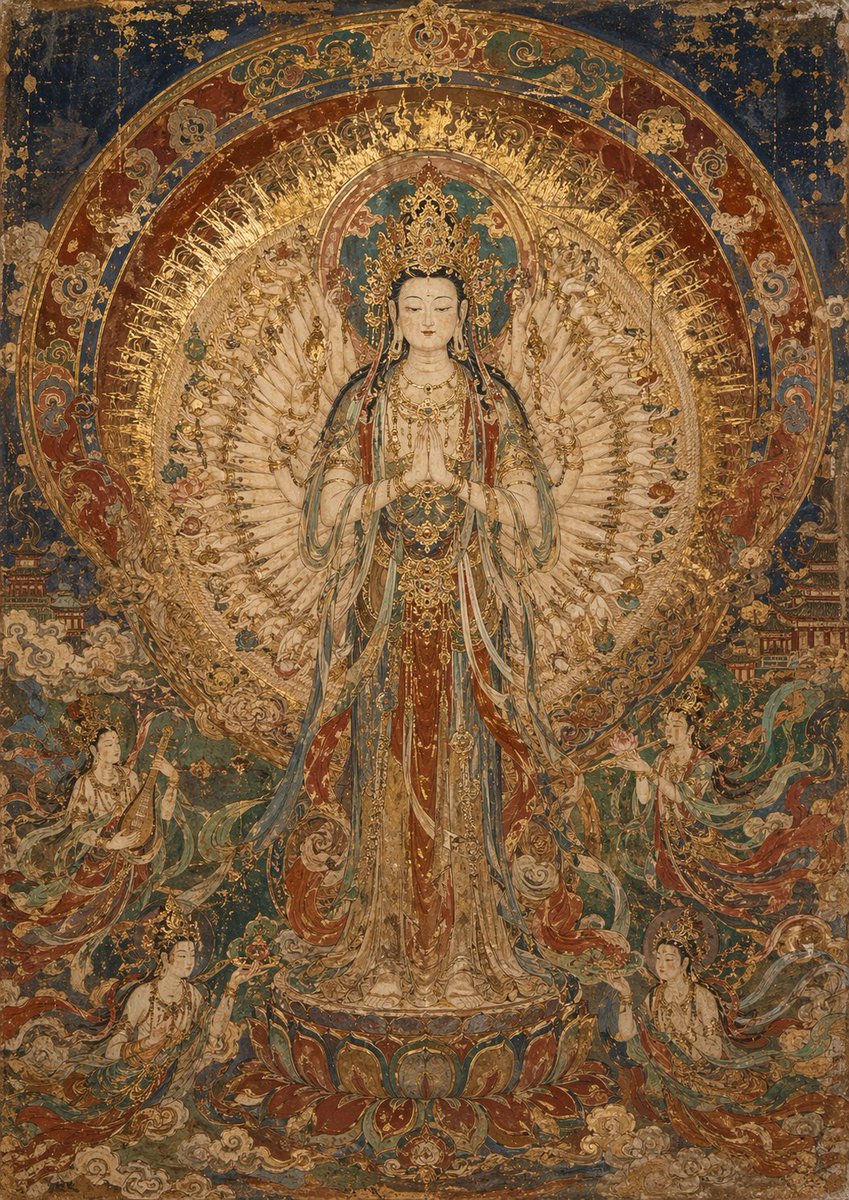 敦煌壁画艺术模板 2
