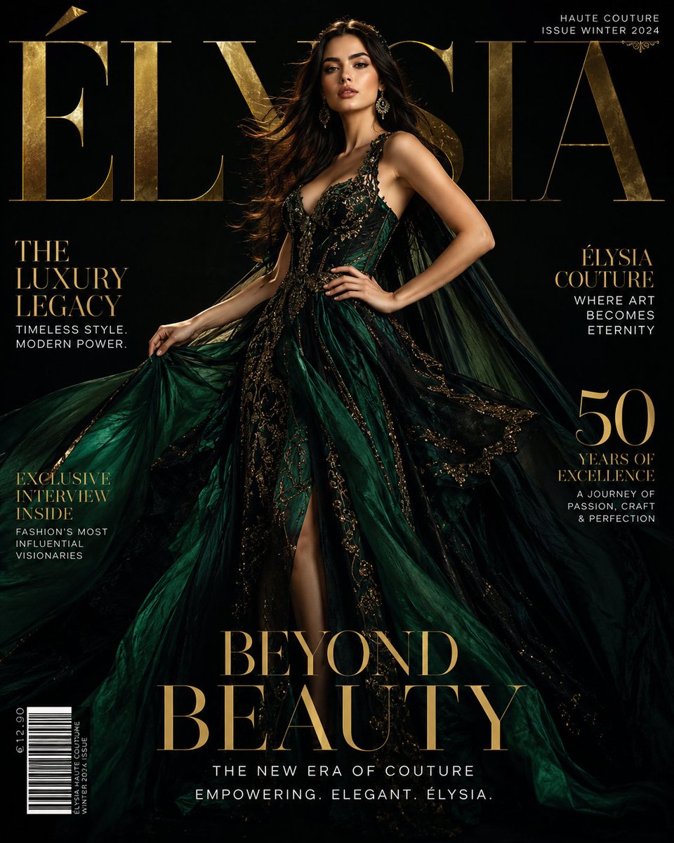 Elysia 奢华时尚杂志封面