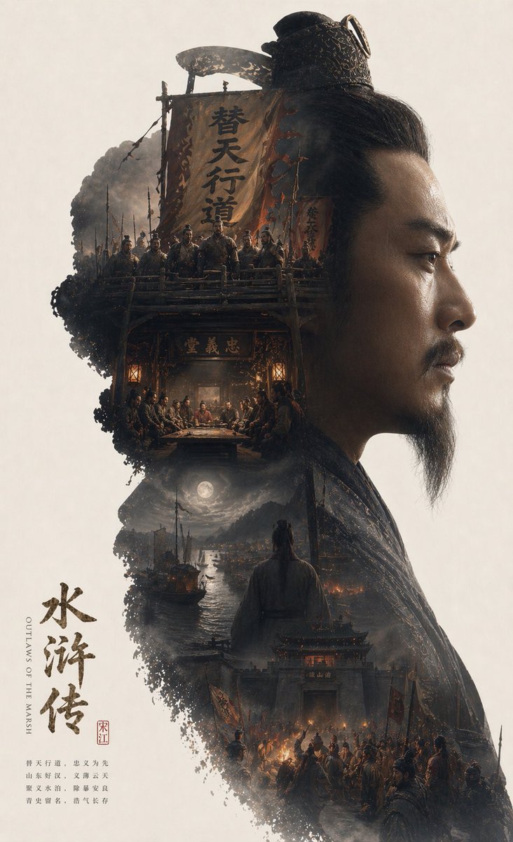 史诗叙事剪影电影海报 4