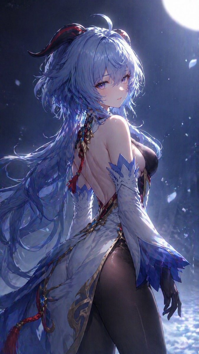 空灵蓝发奇幻肖像 2