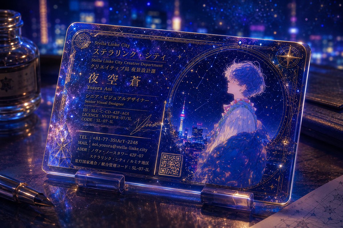 华丽奇幻风格名片 2
