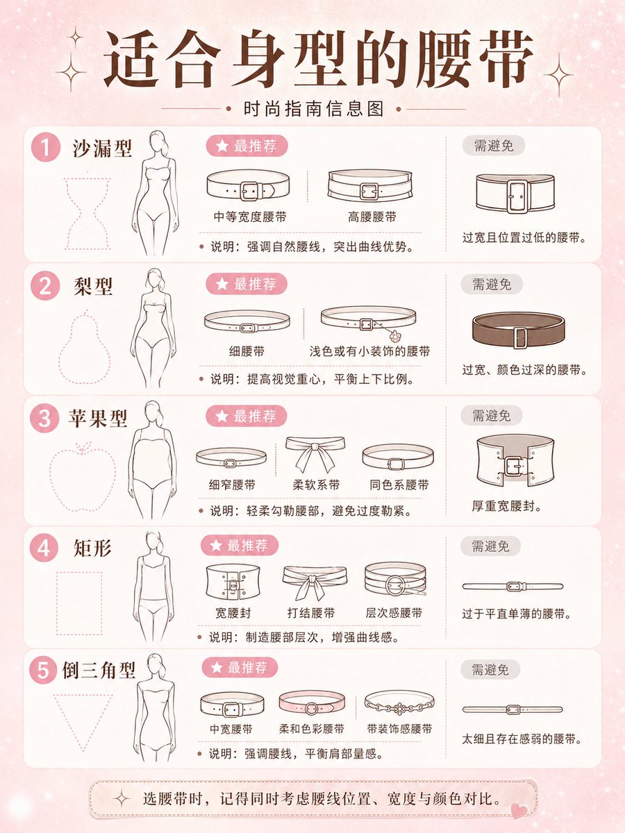 时尚风格指南信息图海报 3