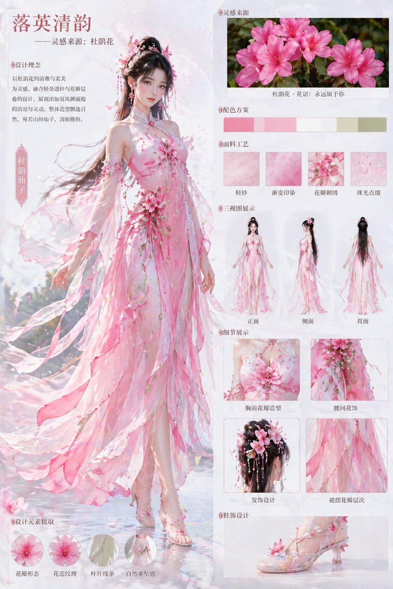 花卉灵感优雅时尚 2