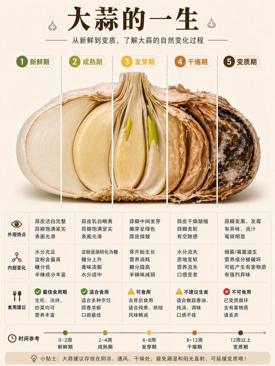 食物生命周期信息图提示词 4
