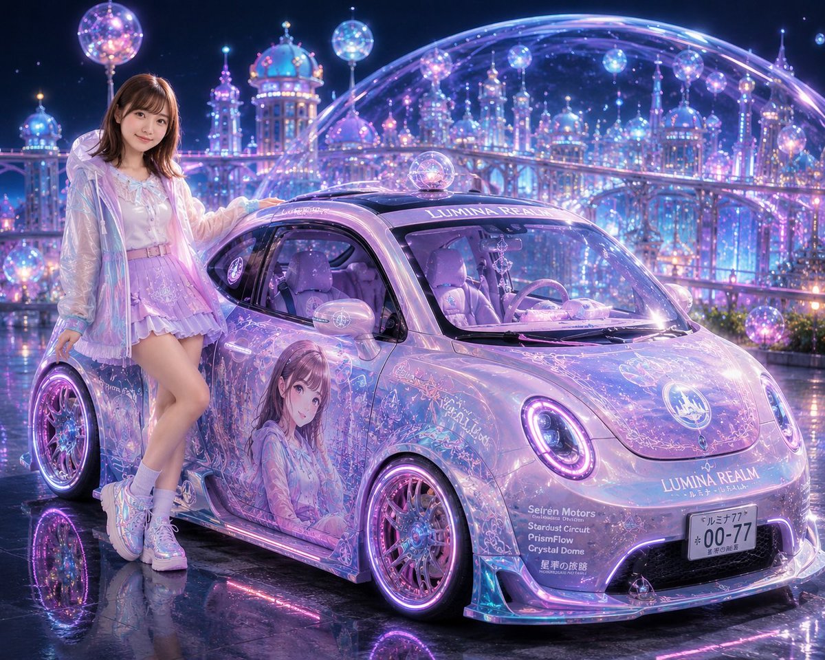 未来感樱花痛车超级跑车 4