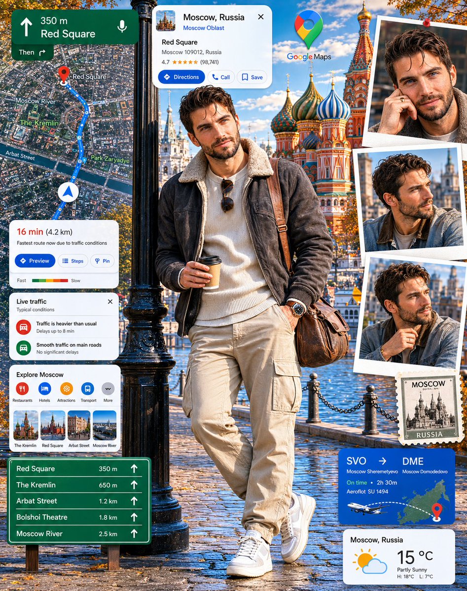 受 Google Maps 启发的数字拼贴海报 4