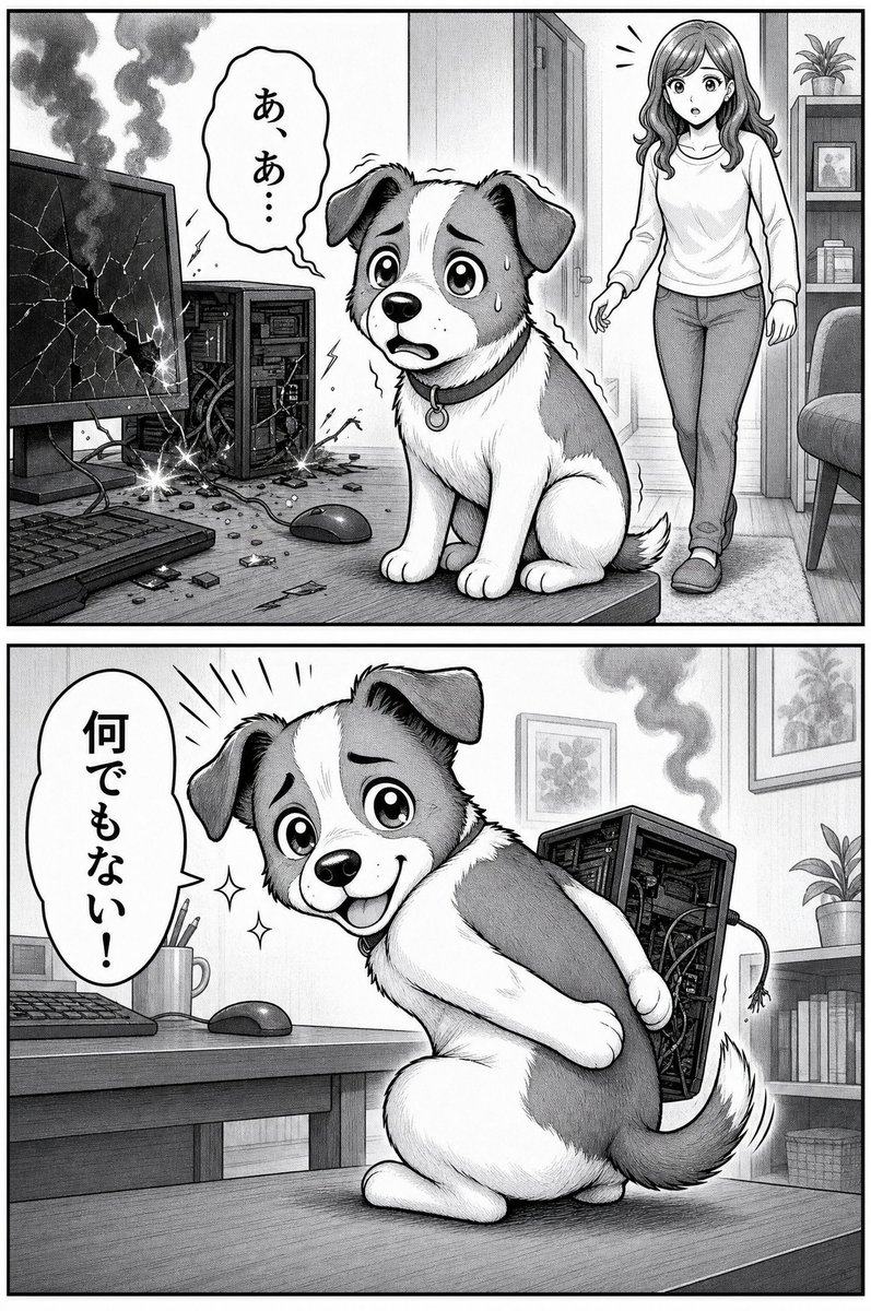 “闯祸小狗”漫画