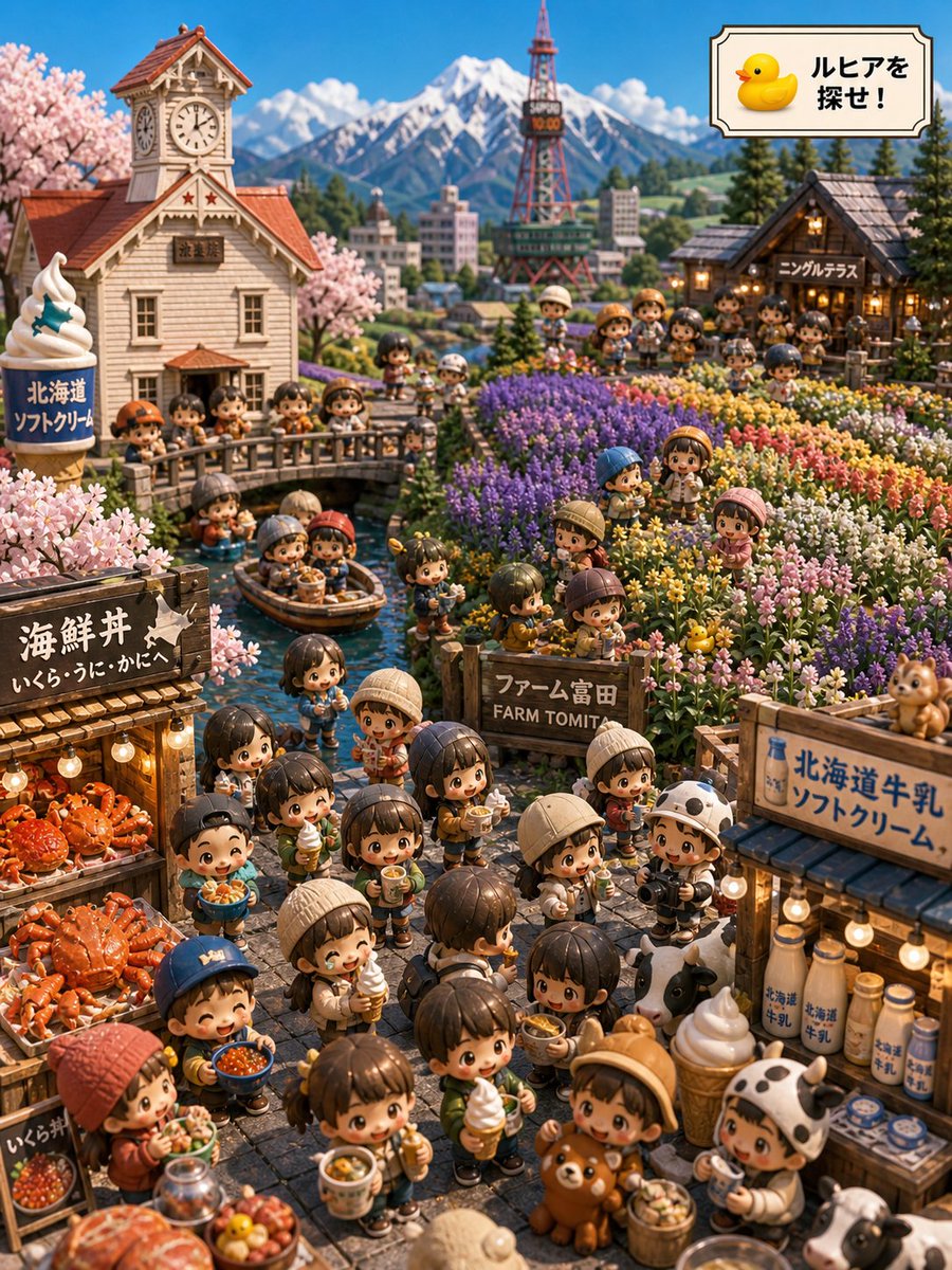 北海道隐藏小鸭旅行解谜
