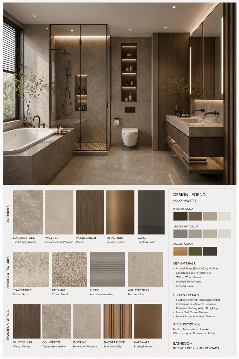 室内设计 Mood Board 生成器