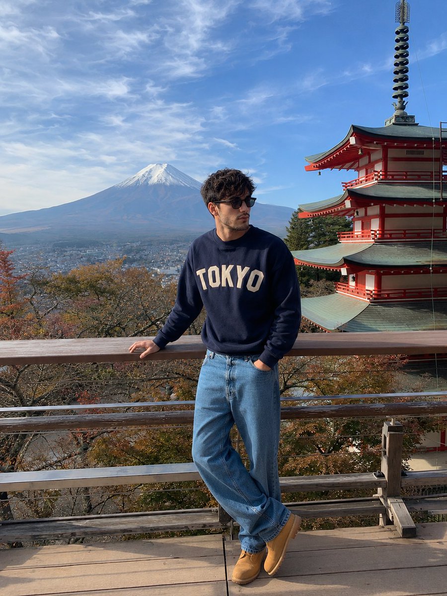 iPhone 富士山旅行照片