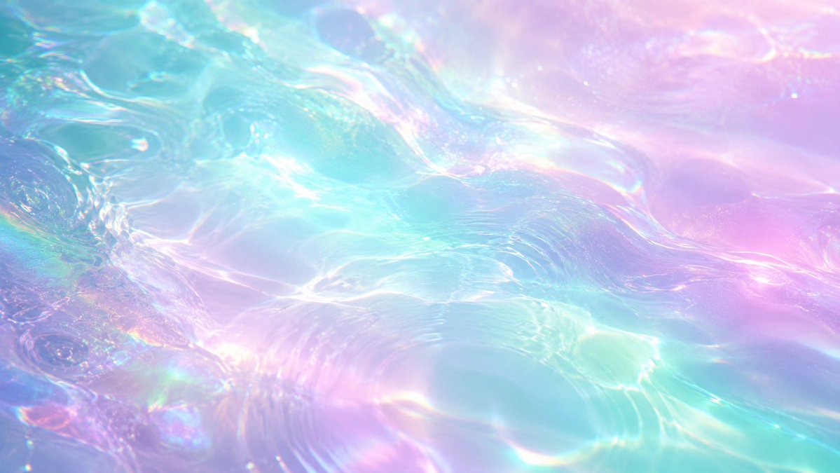 虹彩液体涟漪壁纸 3
