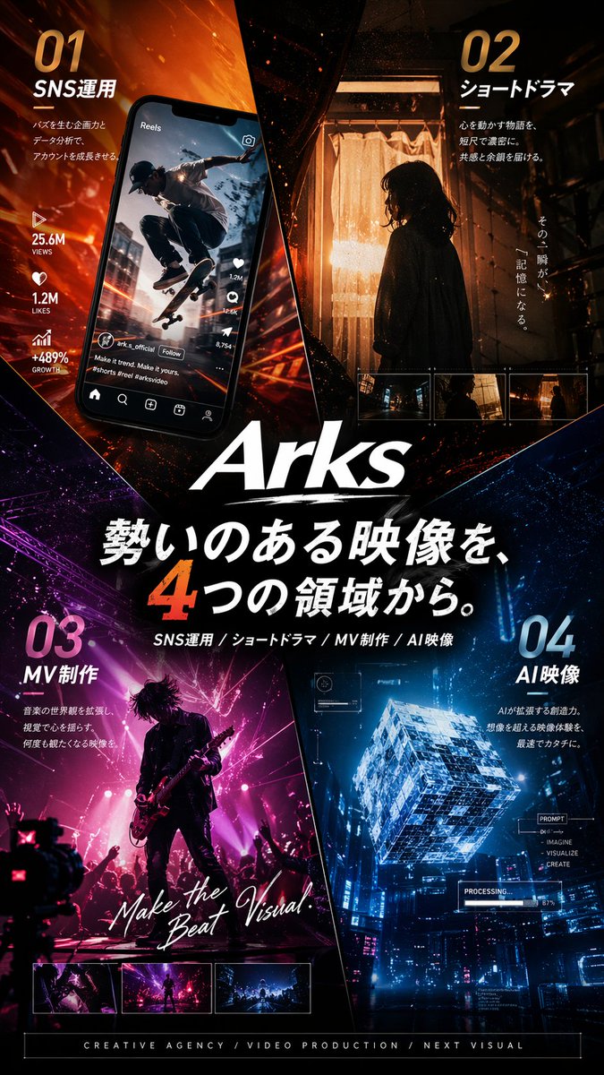日本创意代理公司海报