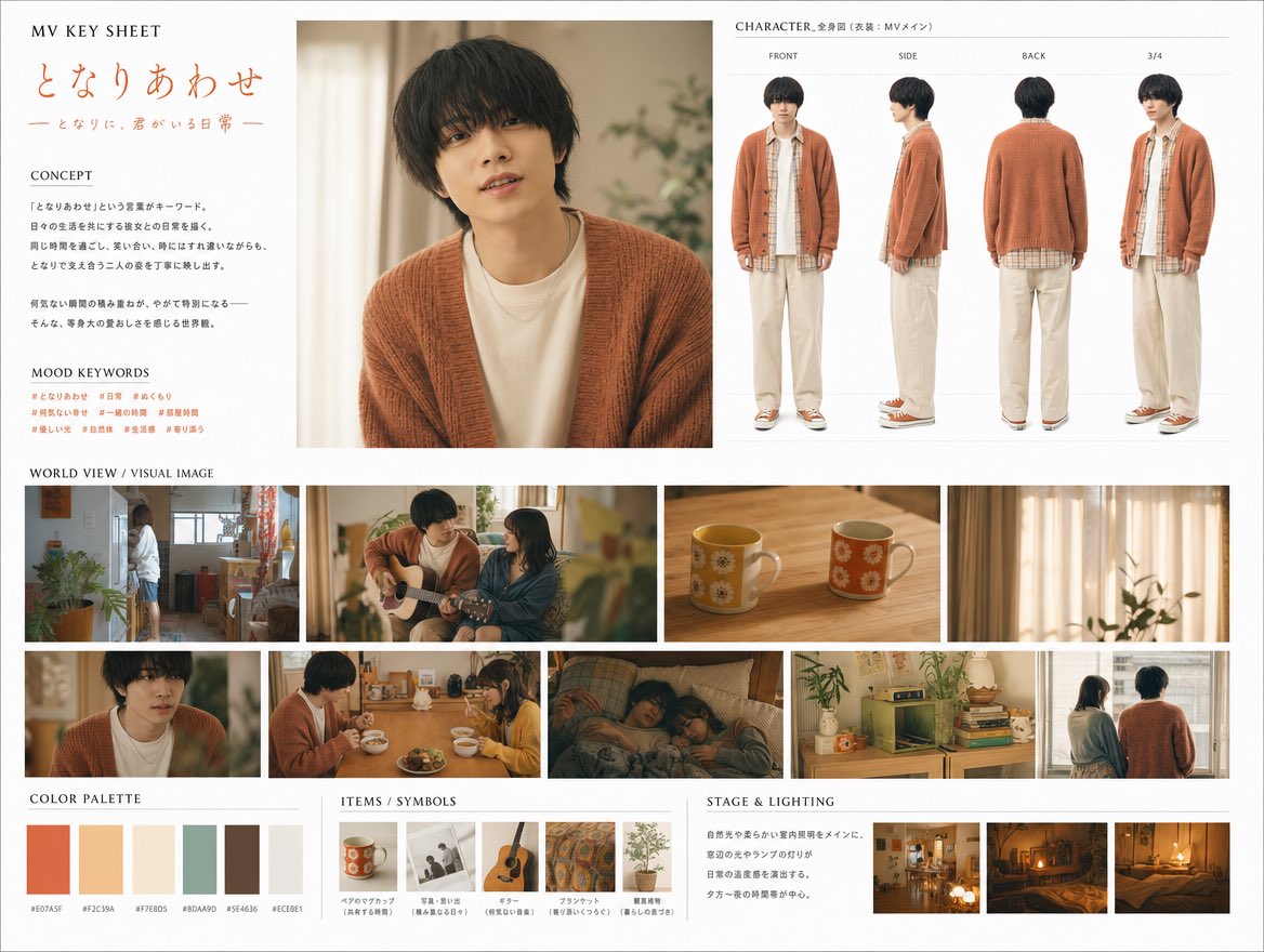 日系 MV 关键视觉图表 2