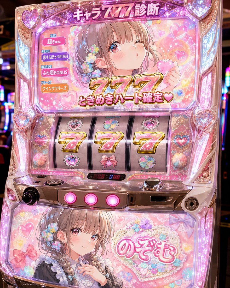 动漫角色 777 老虎机