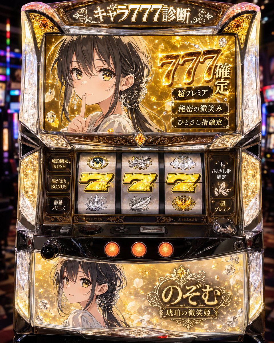 动漫角色 777 老虎机 3