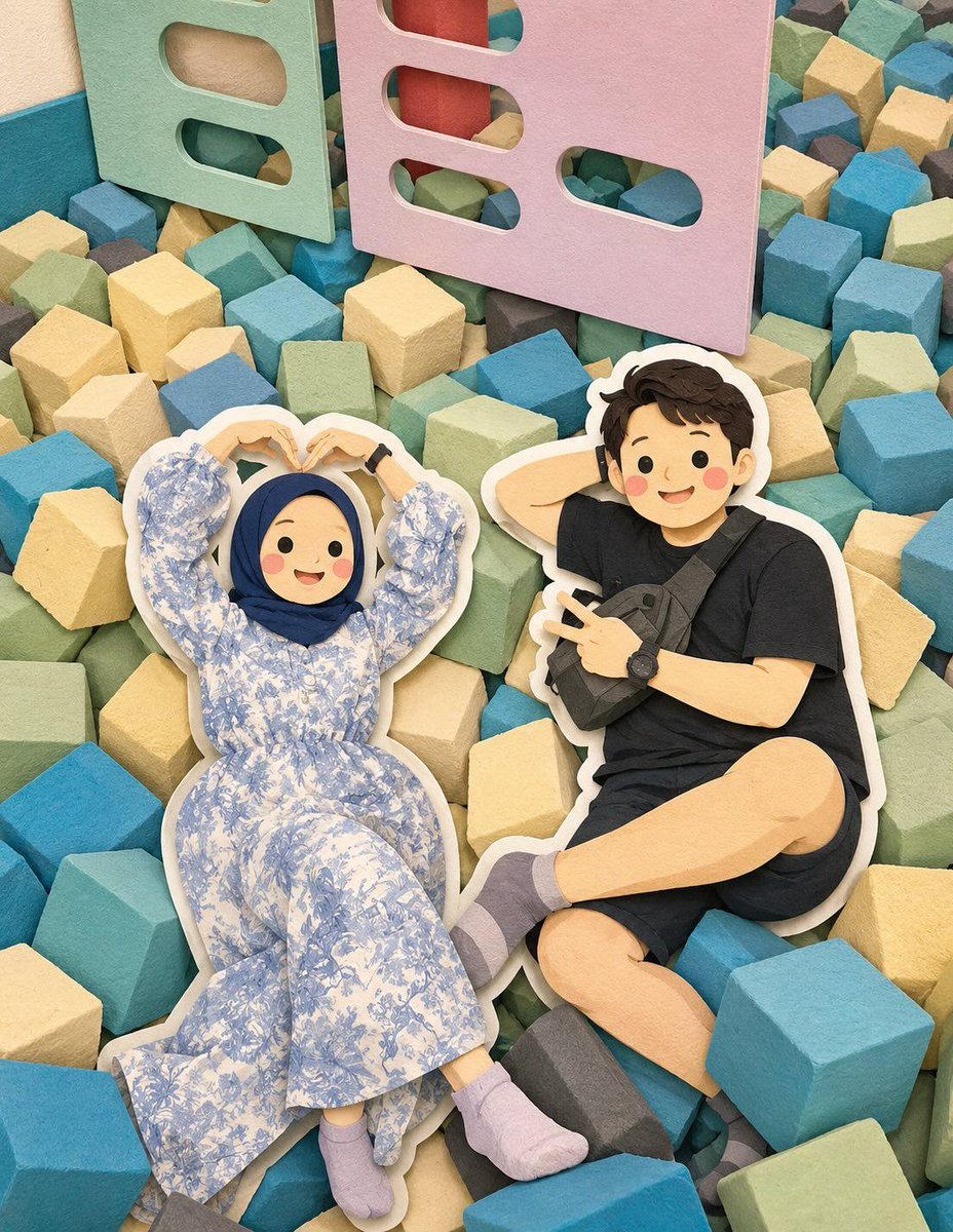 可爱风穆斯林角色生活摄影 3