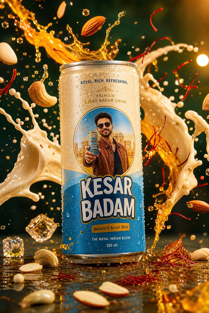 Kesar Badam 饮品摄影