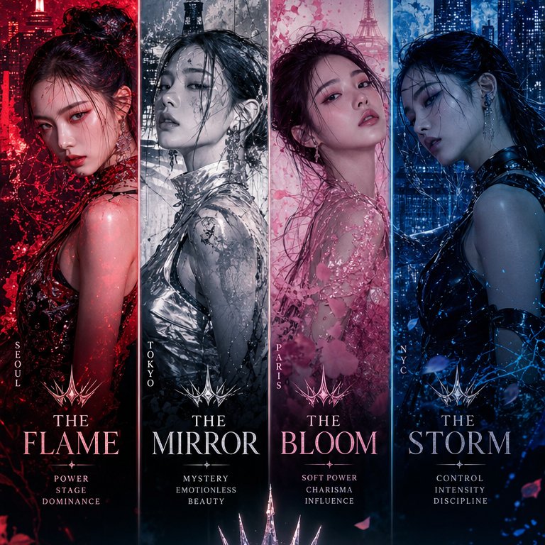 K-Pop 女团回归概念