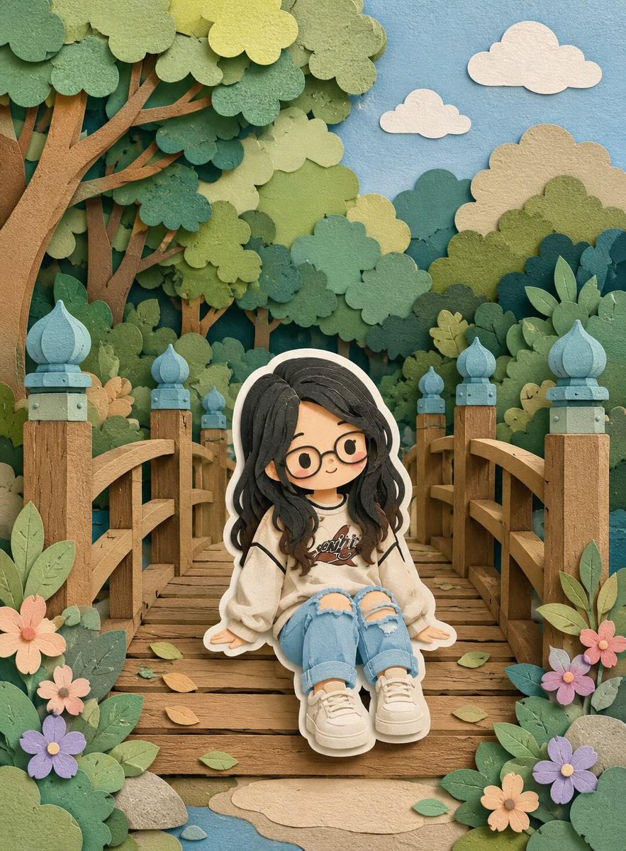 3D 分层剪纸 Q 版艺术