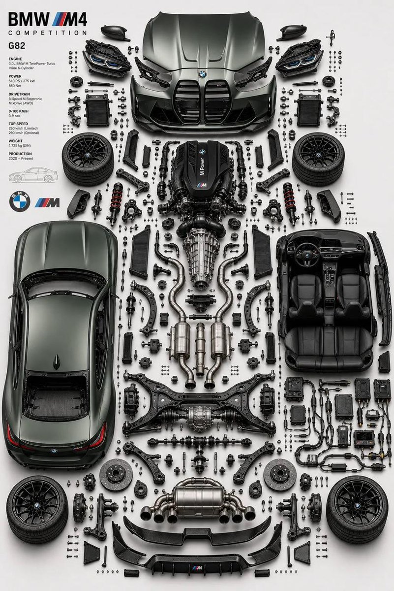 Luxury Automotive Exploded Diagram 2