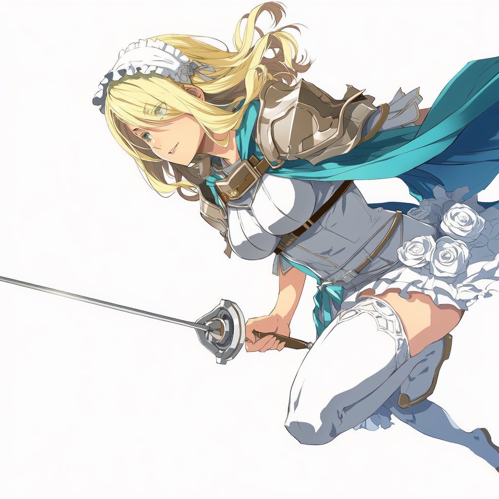 Flying Maid Knight Doodle 2