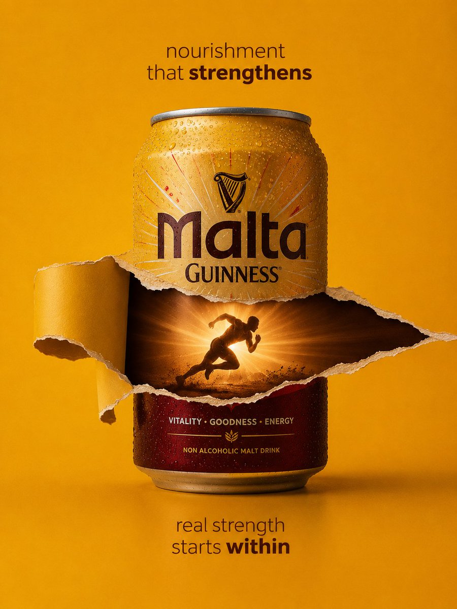 Malta Guinness 内在力量广告