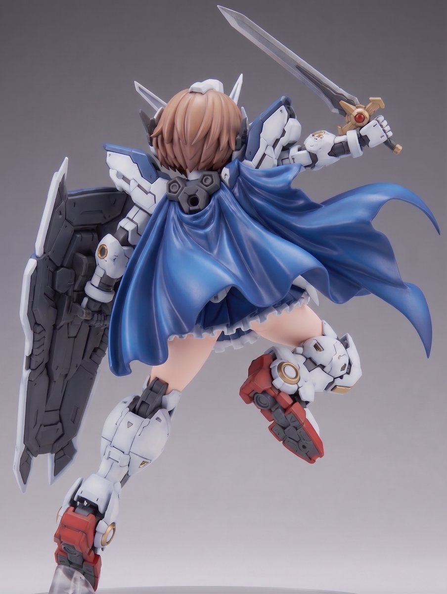 机甲少女手办产品渲染 2