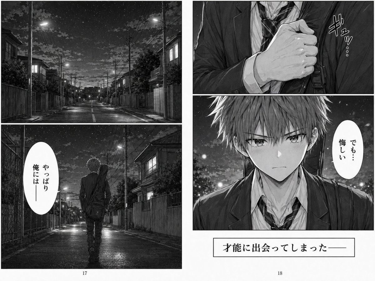 忧郁夜街漫画跨页