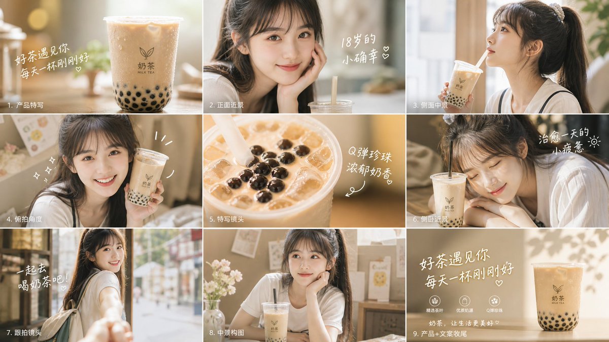 奶茶广告项目