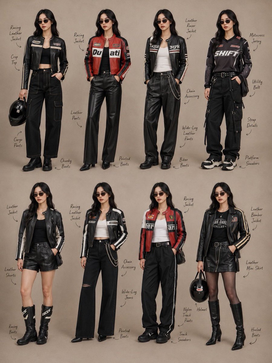 极简主义时尚 Lookbook 拼贴画 3