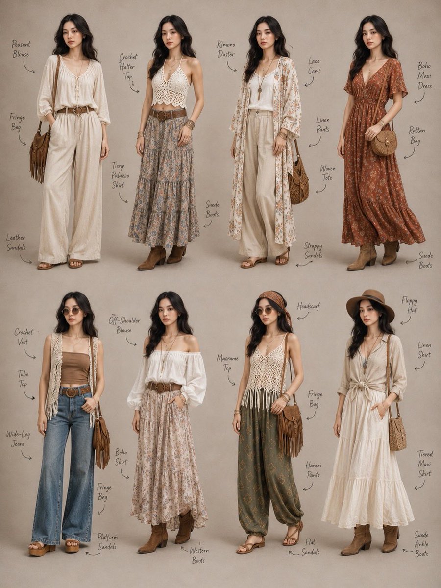 极简主义时尚 Lookbook 拼贴画 4