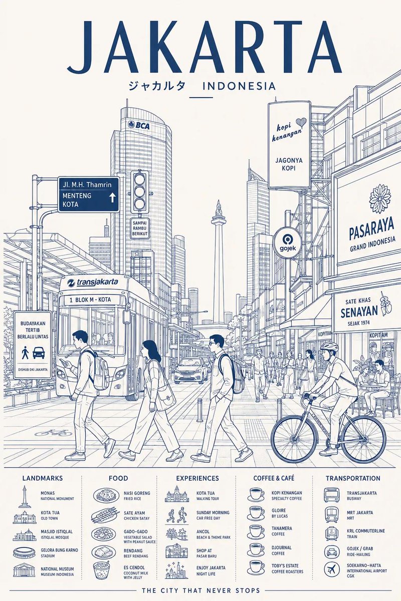 极简线条艺术旅行海报 3