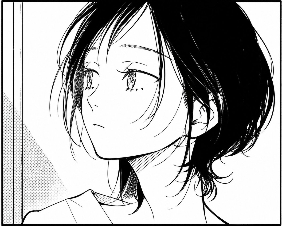 Monochrome Manga Woman Portrait 3