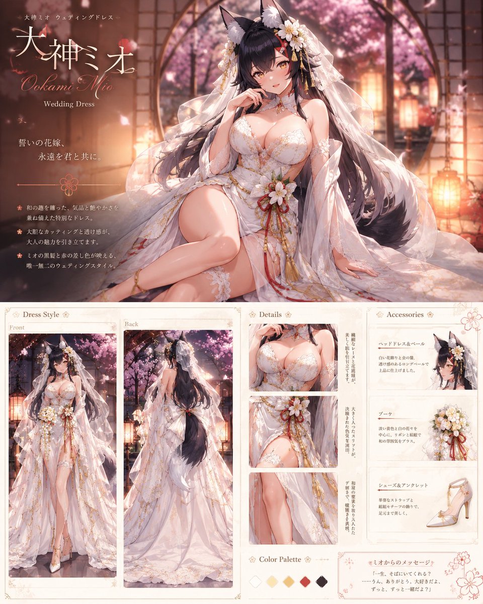 大神ミオ婚纱设计图
