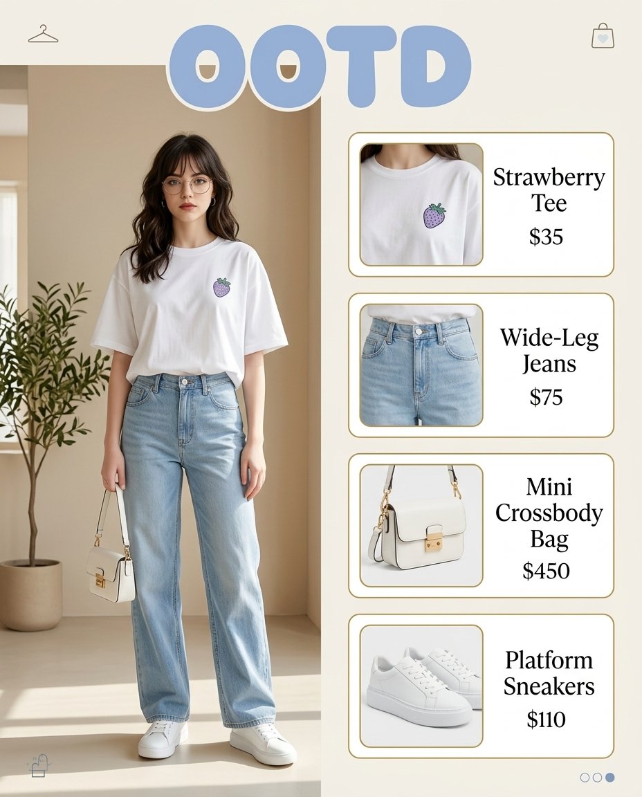 OOTD 时尚信息图
