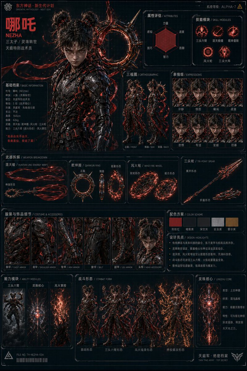 东方赛博朋克角色设定集 3