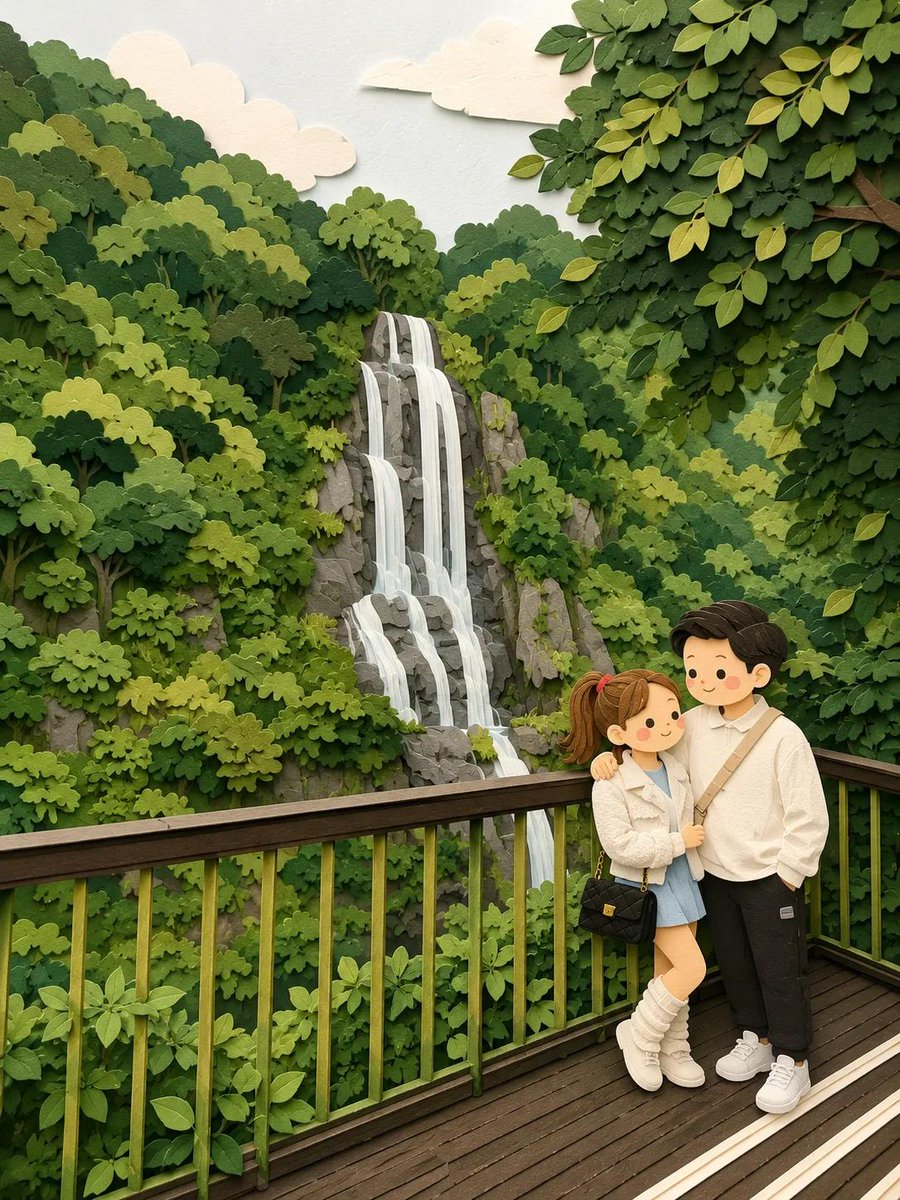 剪纸分层插画风格 4