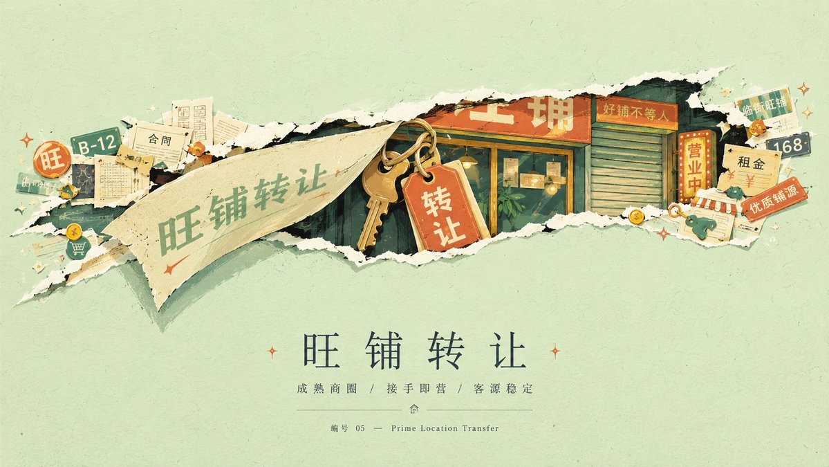 撕纸式秘密揭示插画 2