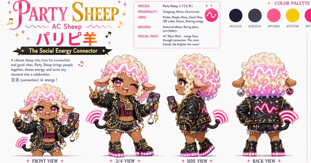 Party Sheep 角色设定集