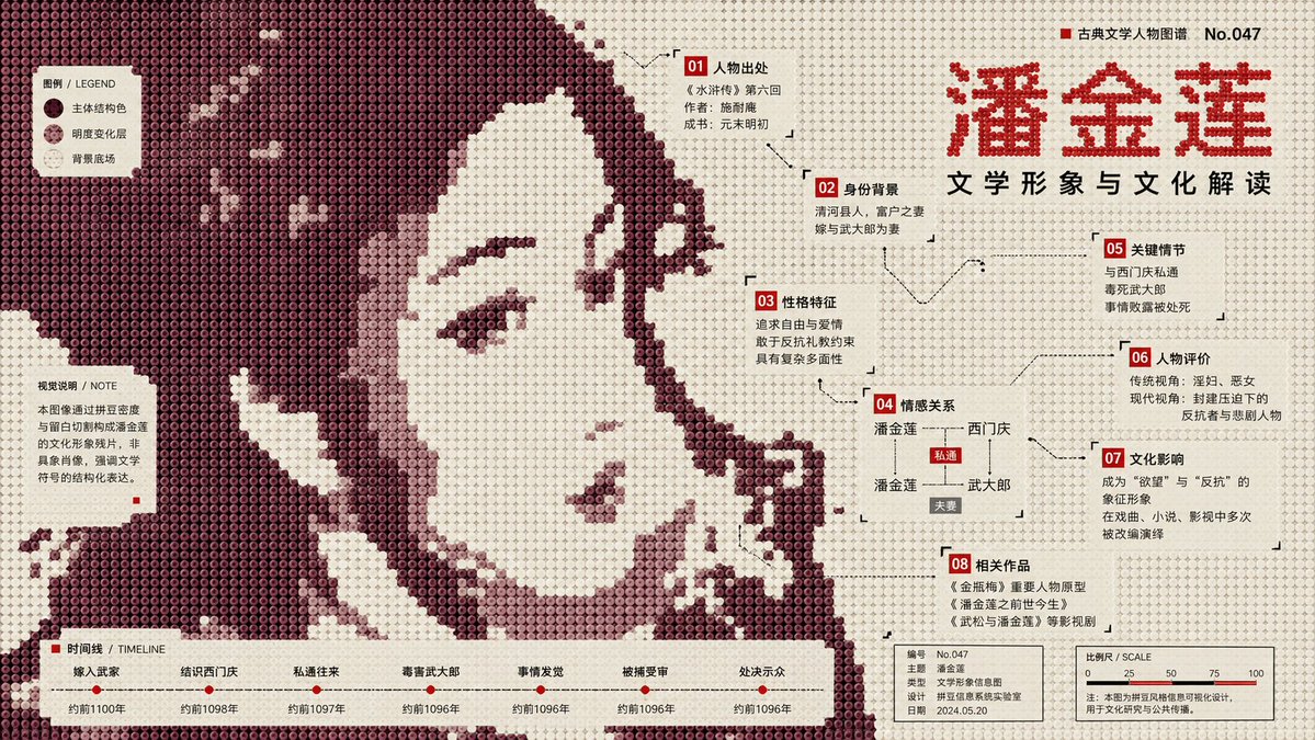 拼拼豆豆像素风信息图海报 2