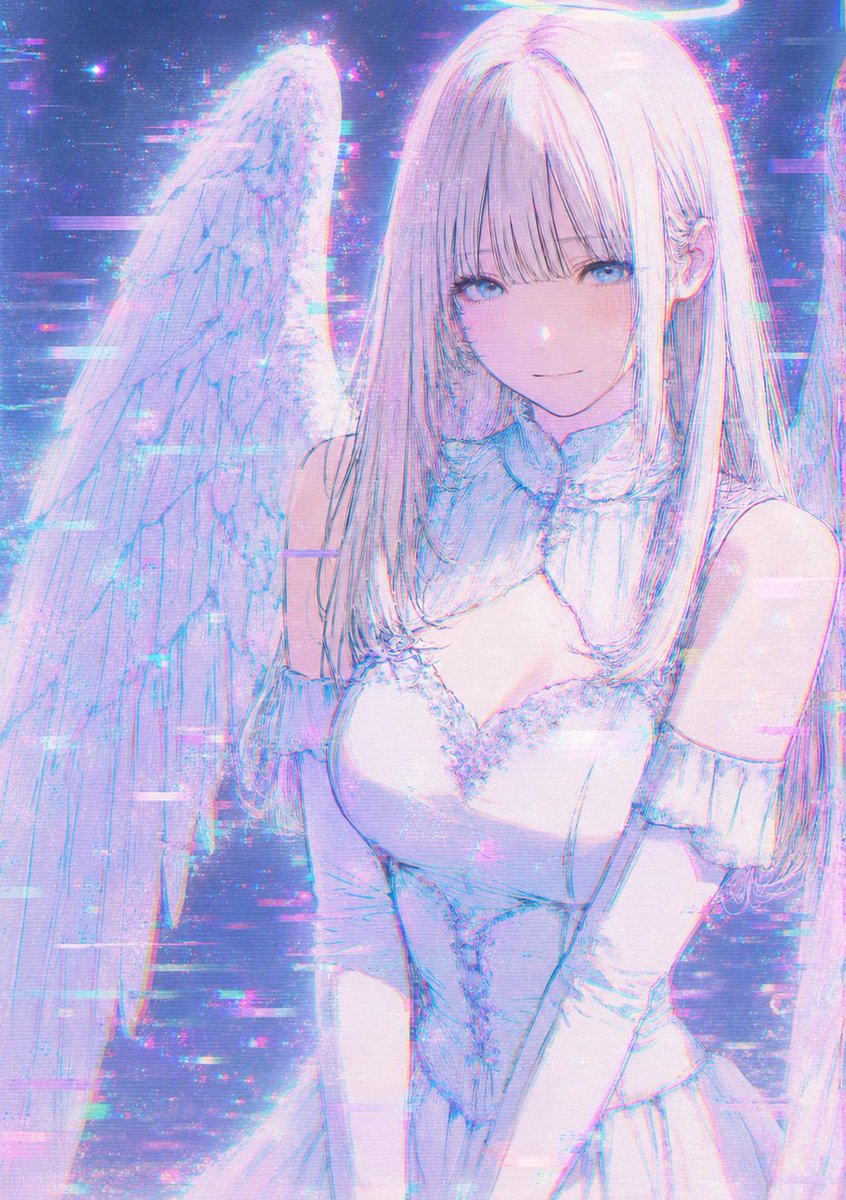 空灵故障艺术插画 3