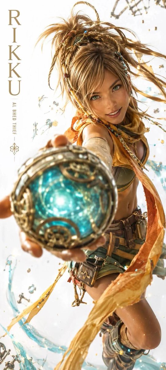 写实真人版 Rikku 肖像 2