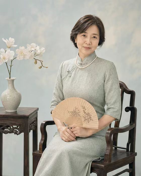 复古新中式旗袍人像九宫格 2