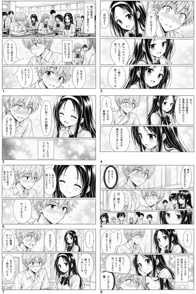 浪漫校园漫画页面 2