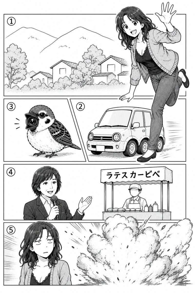 将草图分镜转化为精美漫画页面 2