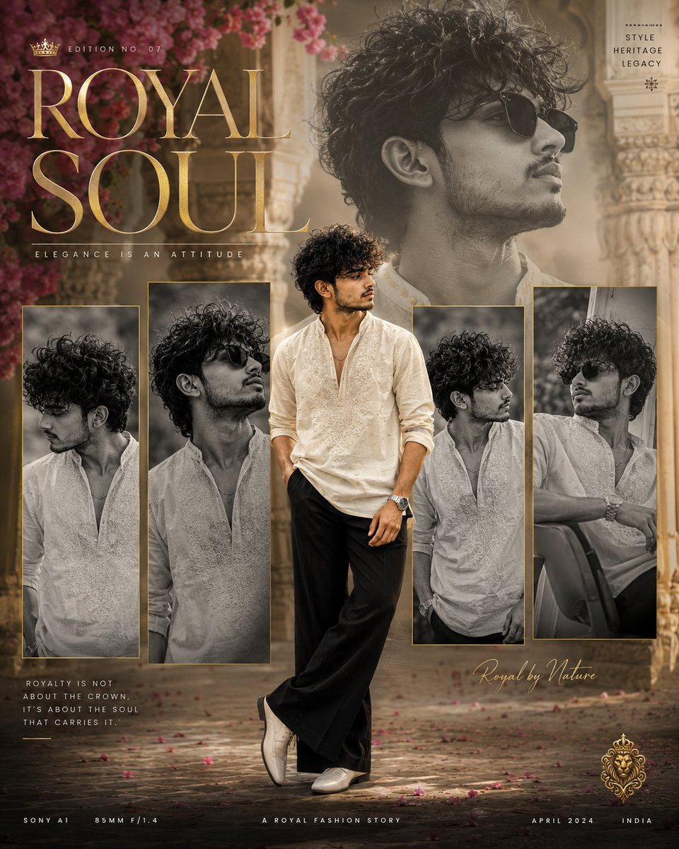 Royal Soul 男士时尚海报
