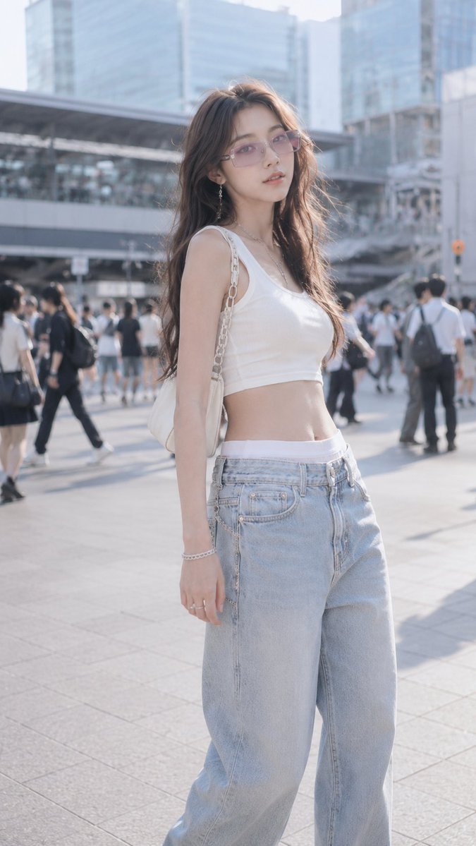 涩谷 Y2K 时尚人像 3
