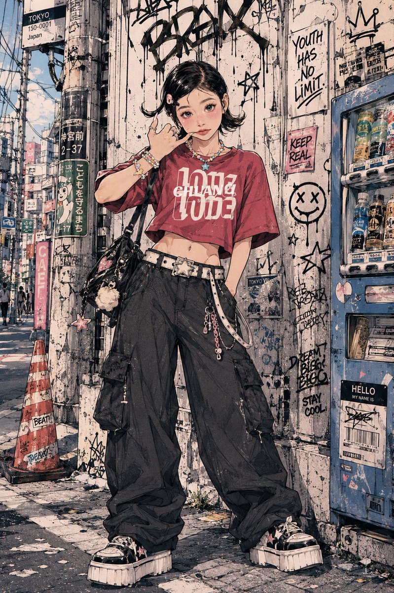 都市少年漫画风格肖像 2