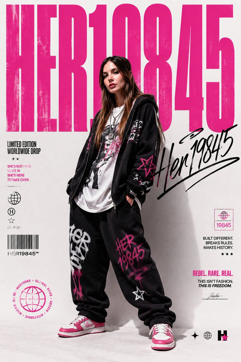 HER19845 街头服饰系列发布海报